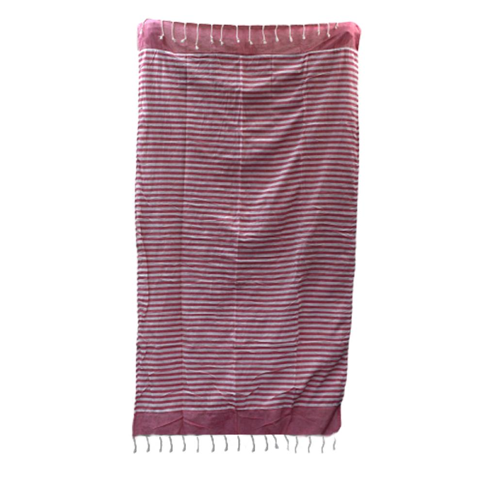 Cotton Pareo Towel - 100x180 Cm - Hot Pink
