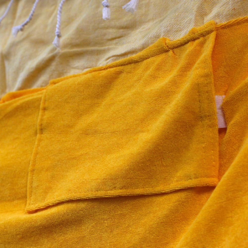 Cotton Pareo Towel - 100x180 Cm - Sunny Yellow