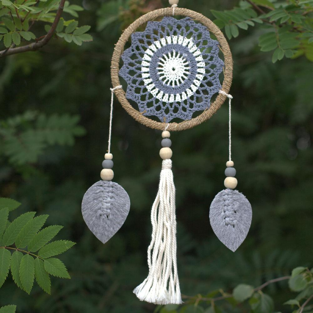 Dream Catcher - Medium Grey Elemental Spirits - 35cm