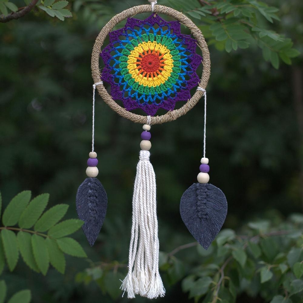 Dream Catcher - Medium Rainbow Elemental Spirits - 35cm