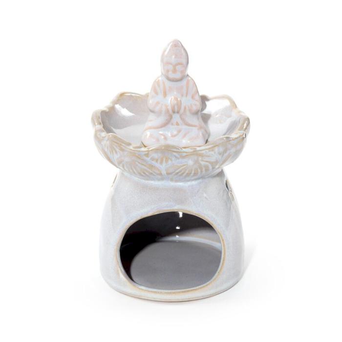 Eden Thai Buddha Lotus Flower Dish Oil Burner