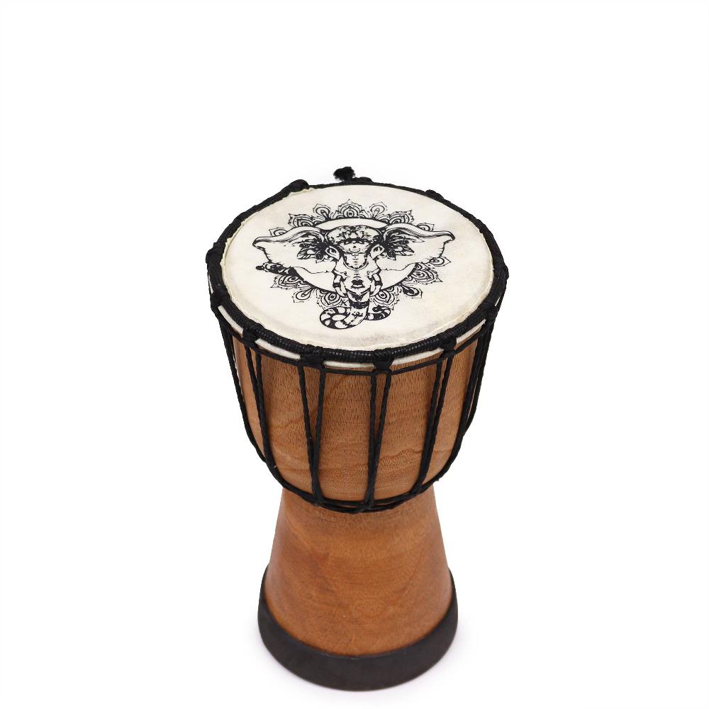 Elephant Wide Top Djembe Drum - 20cm High
