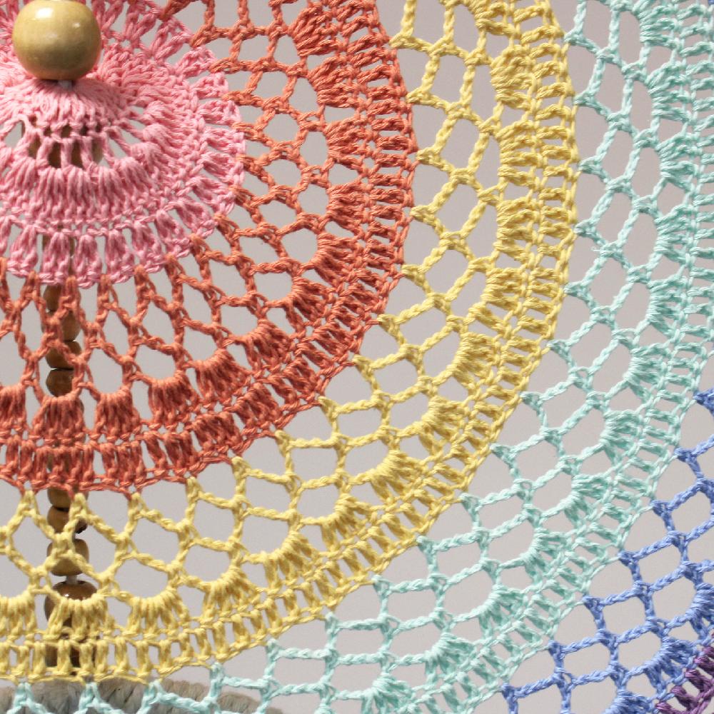 Extra Large Drama Dreamcatcher - Pastel Rainbow