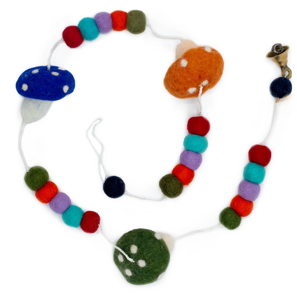 Felt Wall Hanging - Mushrooms (random Colours)