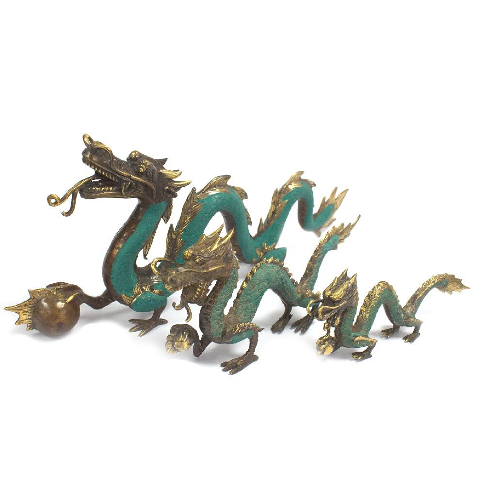 Fengshui - Small Dragon With Ball - 20cm