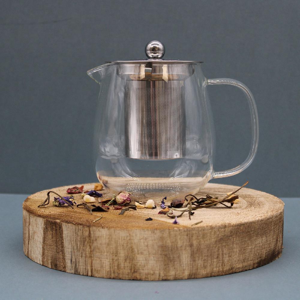 Glass Infuser Teapot - Contemporary - 550ml - Gift Boxed