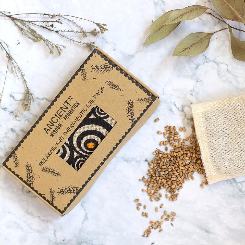 Lavender Natural Cotton And Juco Eye Pillow In Gift Box - Illusion
