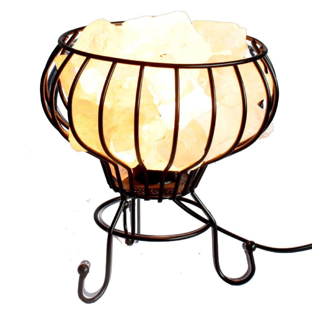 Low Salt Rock Brazier White Salt Chunks Cable & Bulb