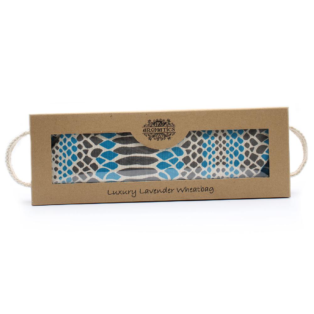 Luxury Lavender Wheat Bag in Gift Box - Blue Viper