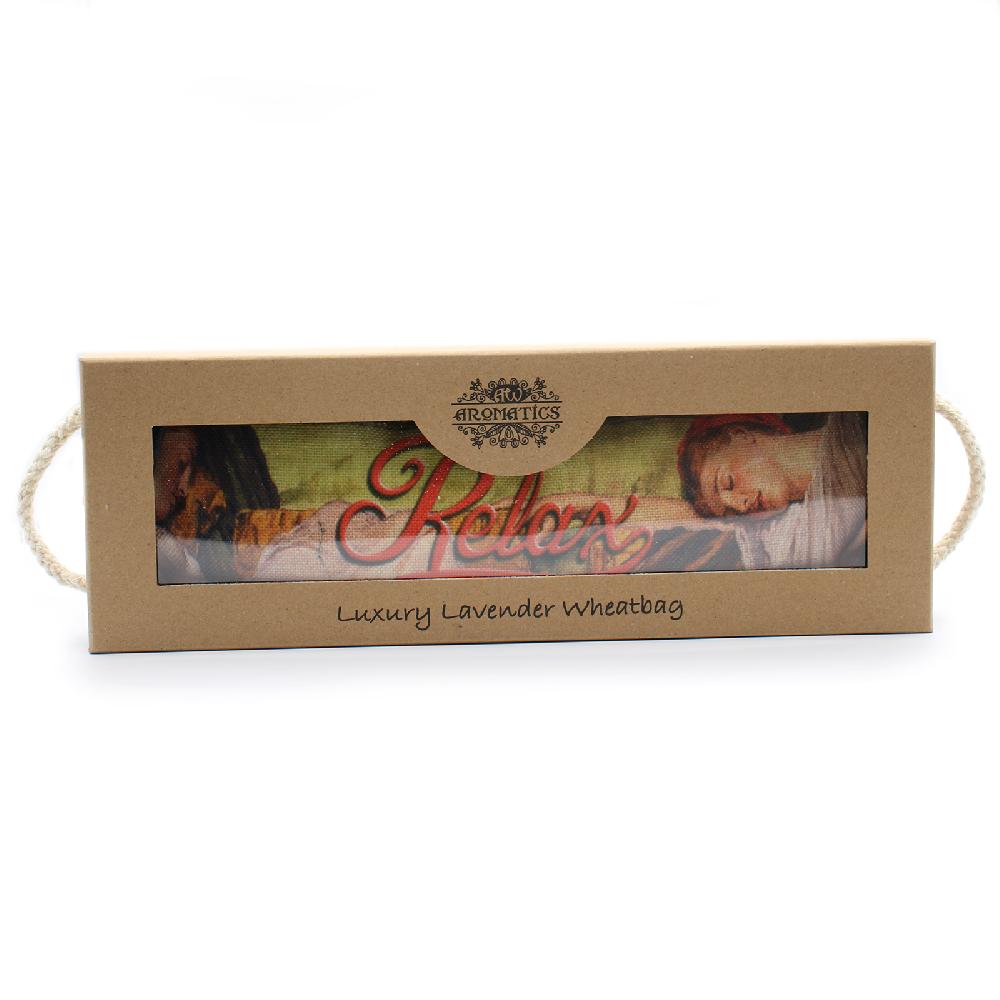 Luxury Lavender Wheat Bag In Gift Box - Sleeping RELAX