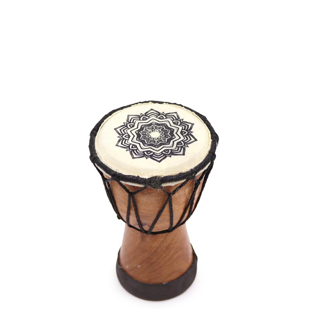 Mandala Wide Top Djembe Drum - 15cm High