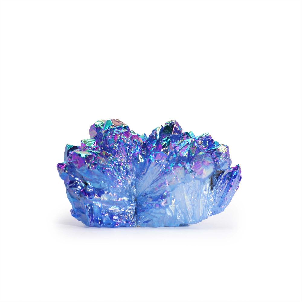 Med Enhanced Quartz - Aura Aqua Halo Quartz (approx 100-150gm 7-10cm)