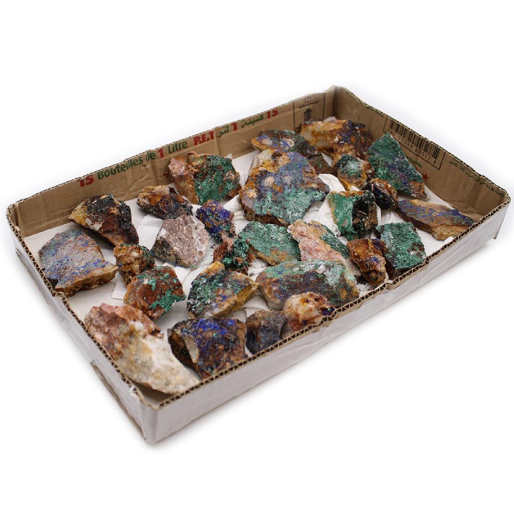Mineral Specimens - Azurite Malachite (approx 20 Pieces)