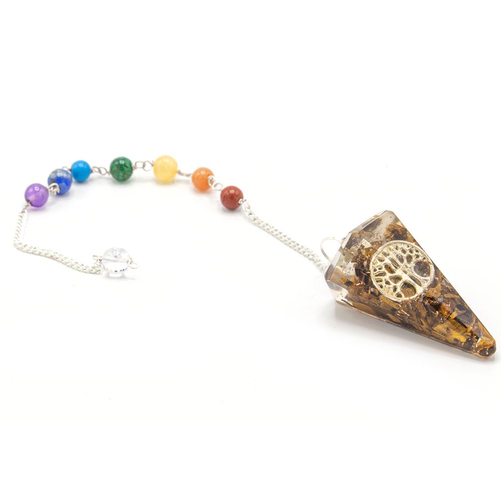 Orgonite Power Chakra Pendulum - Tree Of Life