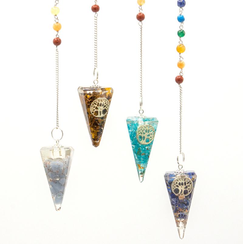 Orgonite Power Chakra Pendulum - Tree Of Life