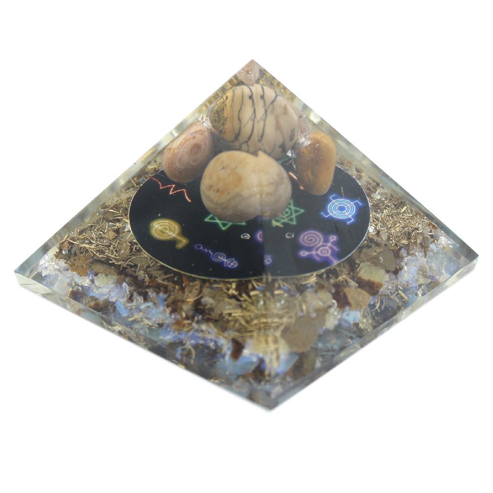 Orgonite Pyramid - Midnight Reiki - 70mm