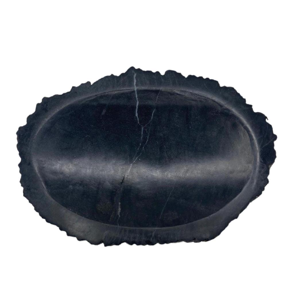 Petrified Wood Brown/Black Soap Dish