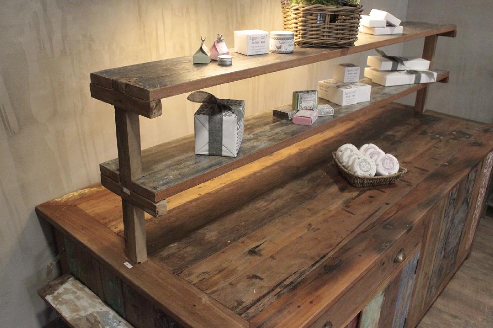 Recycled Large Centre Display Table 207x97x80cm