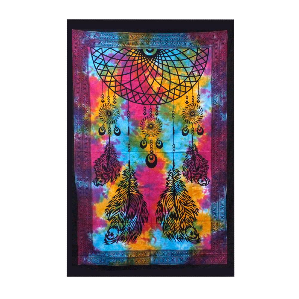 Single Cotton Bedspread Wall Hanging - Dreamcatcher