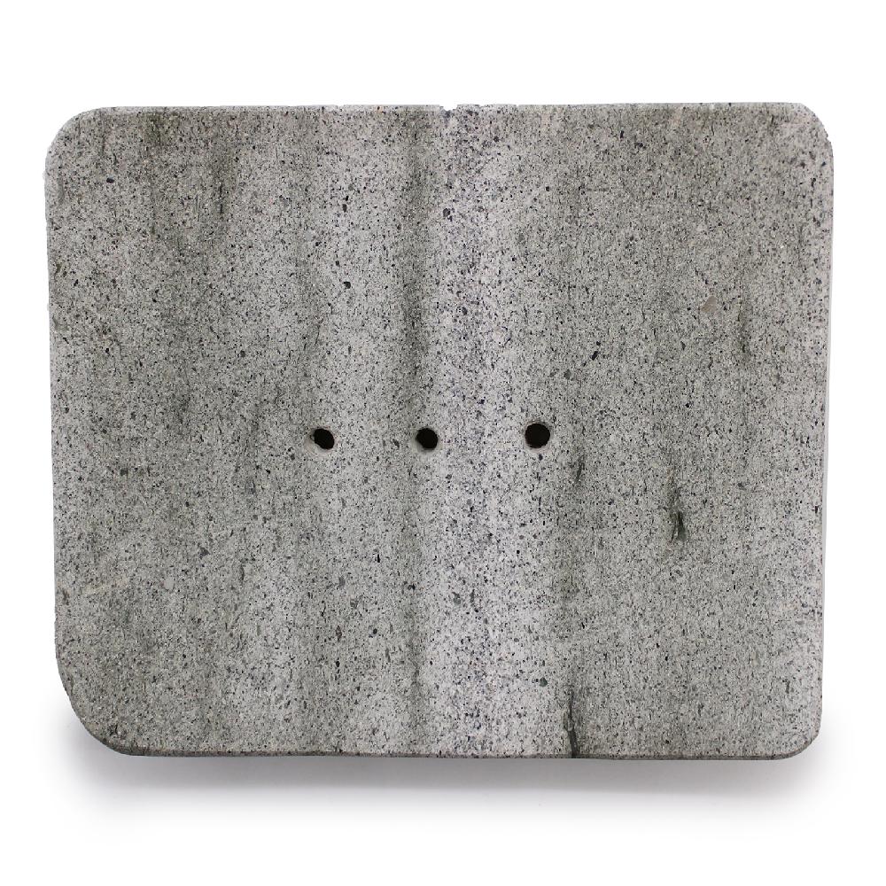 Square Shaped Zeolite Stone Soap Dish