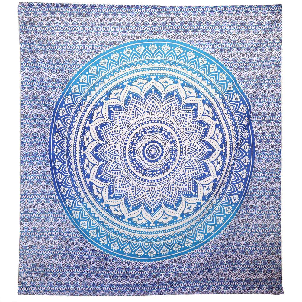 Wall Hanging / Beach Spread - Umrao Mandala - Blue