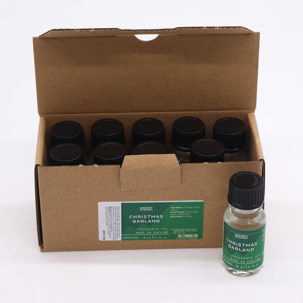 10x 10ml Christmas Garland Fragrance Oil