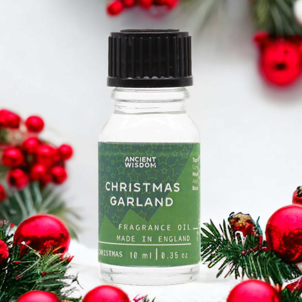 10x 10ml Christmas Garland Fragrance Oil