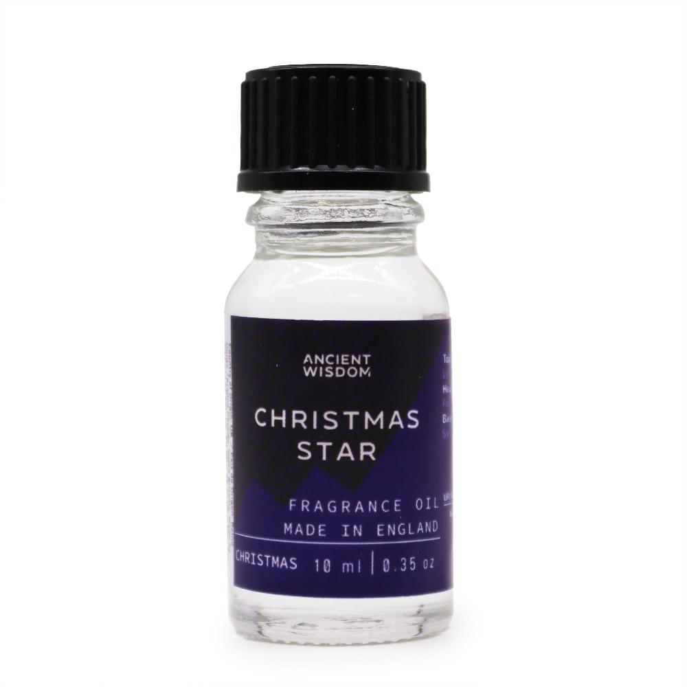 10x 10ml Christmas Star Fragrance Oil