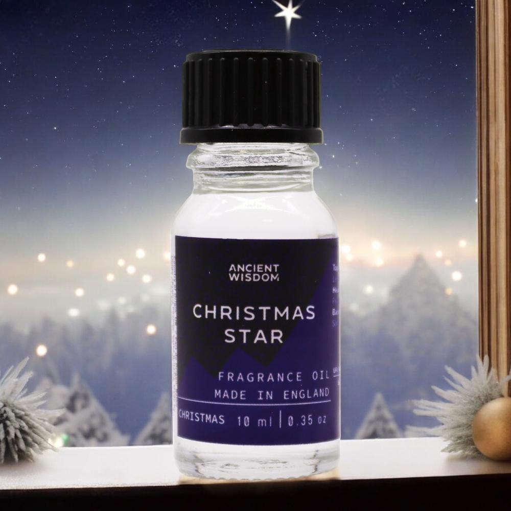 10x 10ml Christmas Star Fragrance Oil