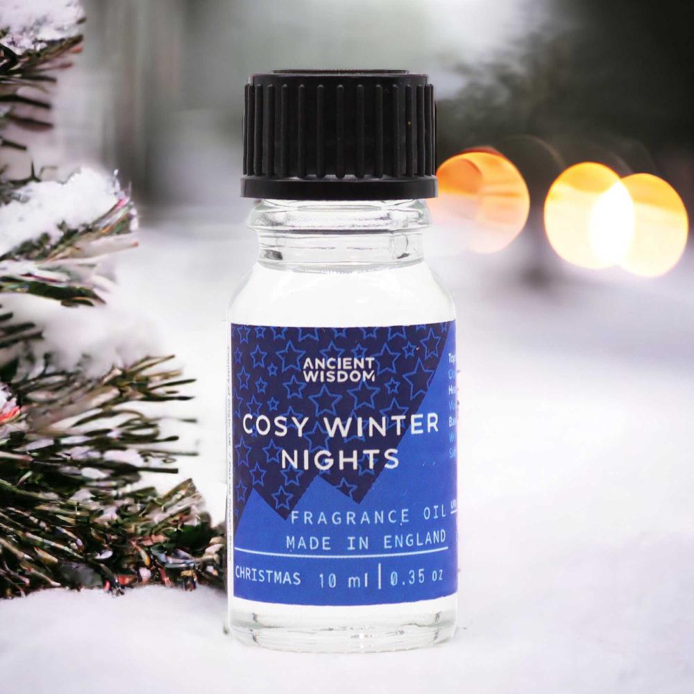 10x 10ml Cosy Winter Nights Fragrance Oil