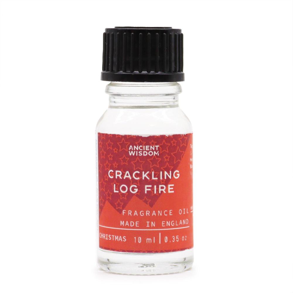 10x 10ml Crackling Log Fire Fragrance Oil