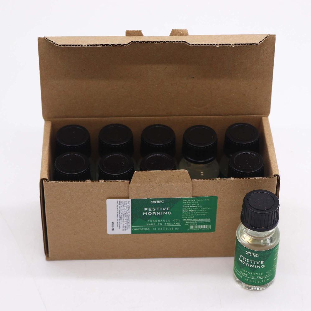 10x 10ml Festive Morning Fragrance Oil