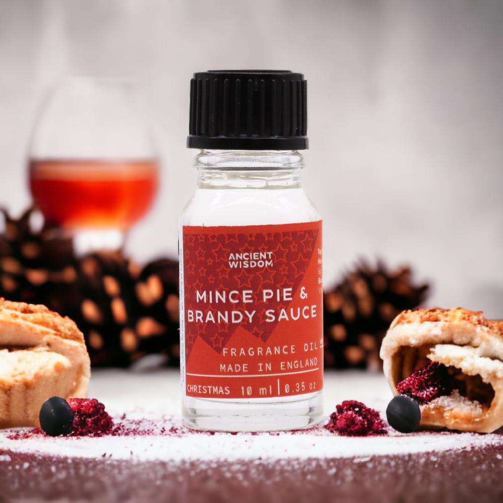 10x 10ml Mince Pie & Brandy Sauce Fragrance Oil