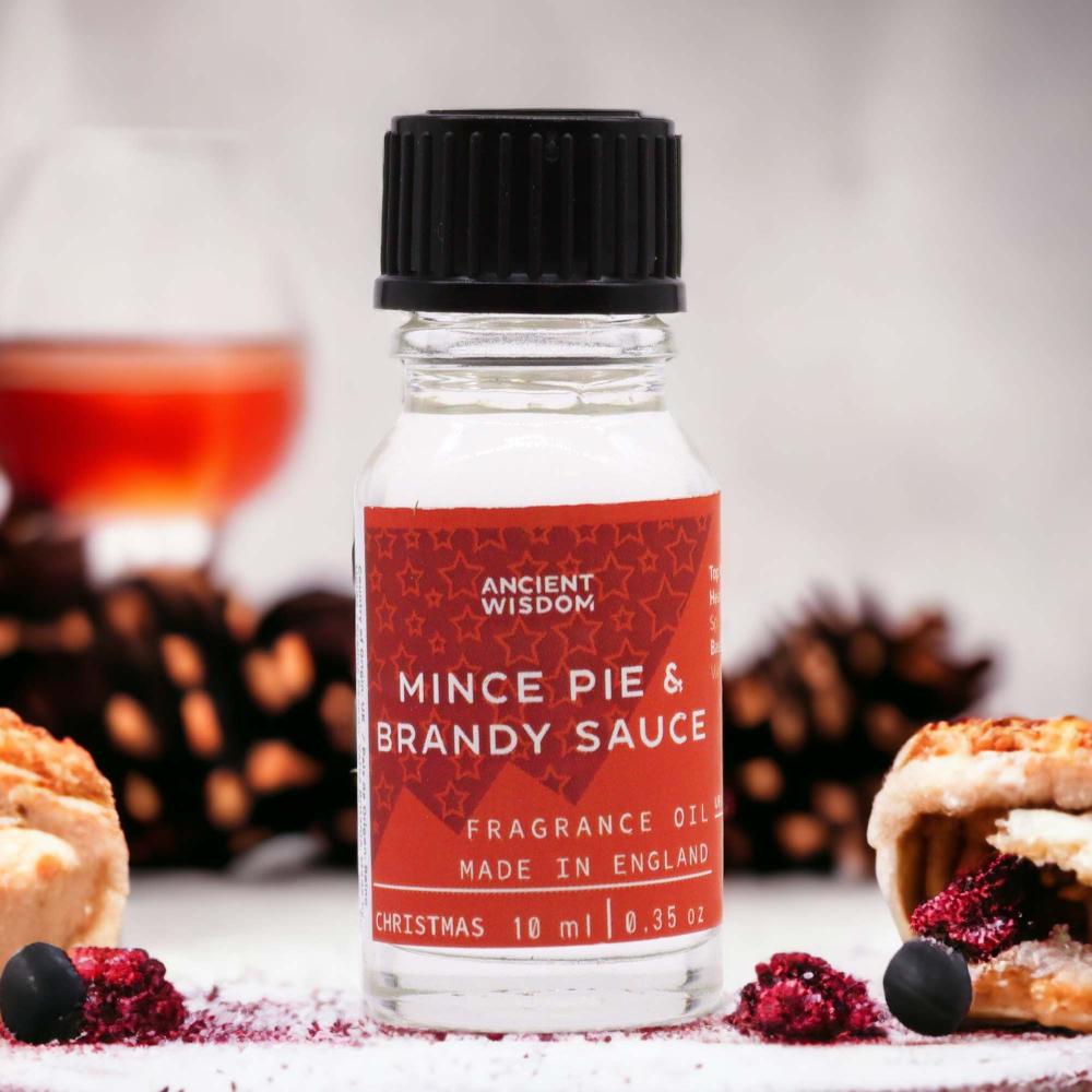 10x 10ml Mince Pie & Brandy Sauce Fragrance Oil