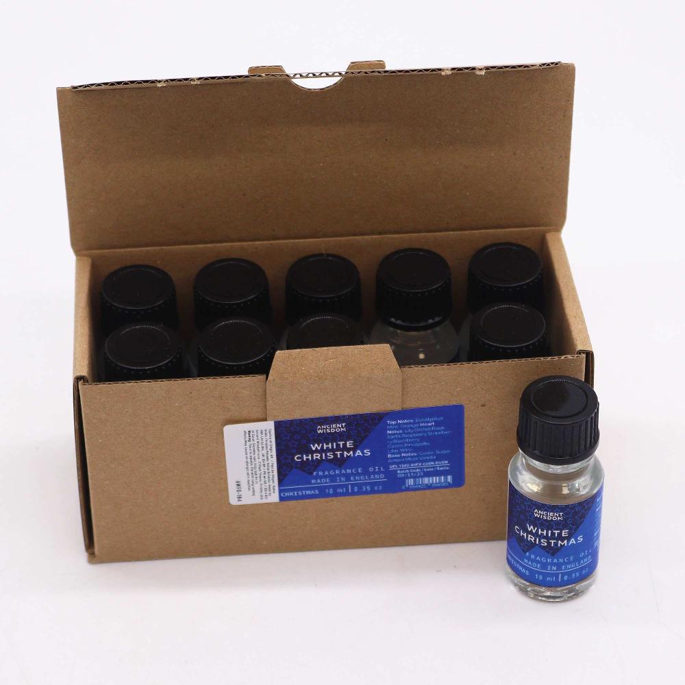 10x 10ml White Christmas Fragrance Oil