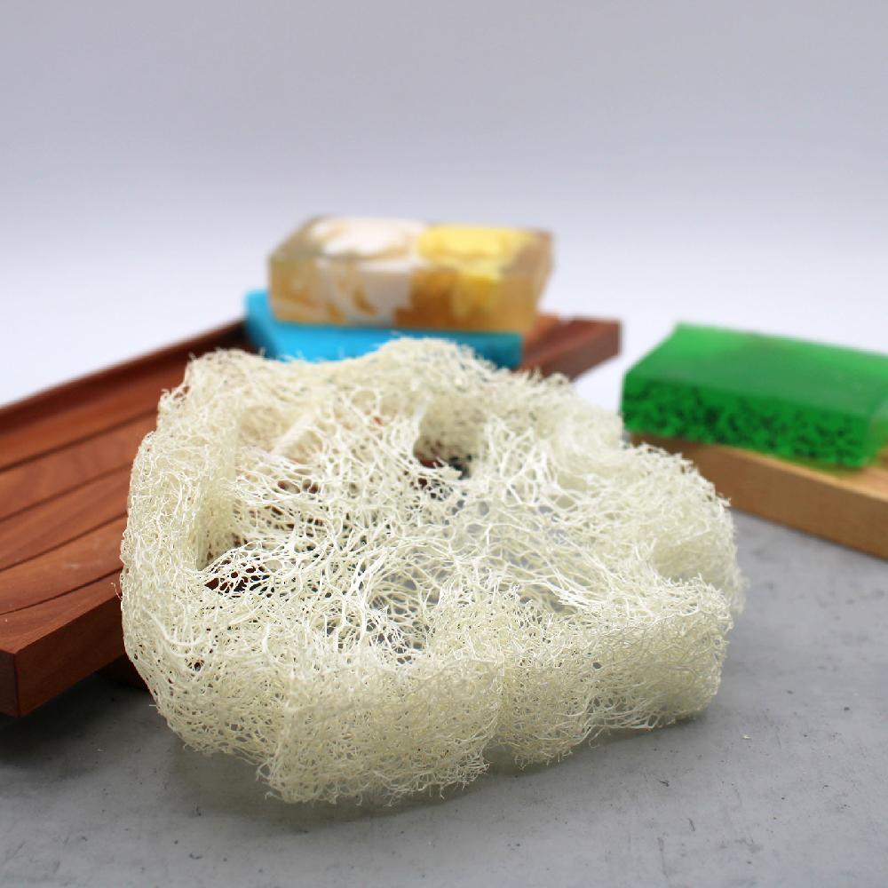 10x Egyptian Luxury Loofah With Cotton String - Non-Compressed - 2cm