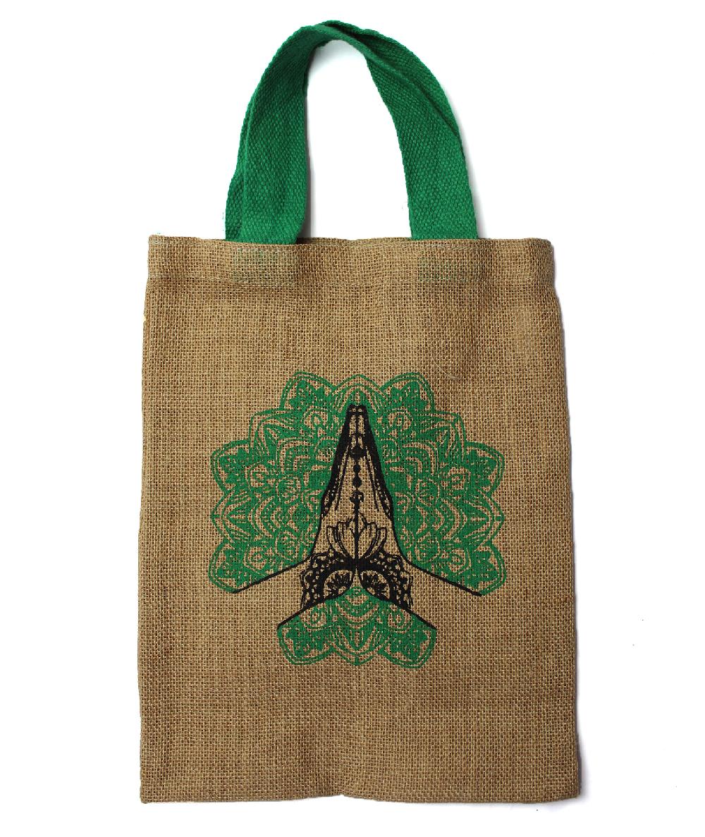 10x Jute Tote Bag - 5 Assorted Mystic Designs