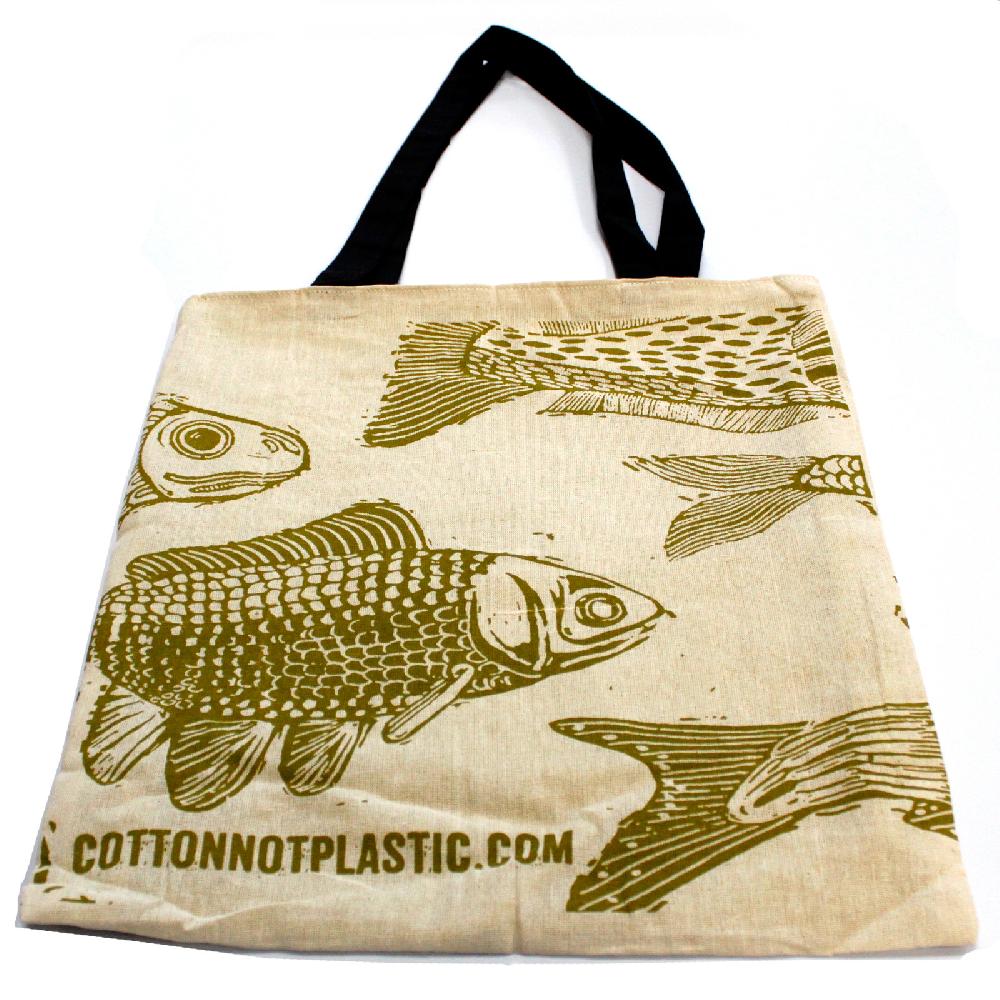10x Lrg 2x4oz Reversable Cotton Bag 38x42cm - (2 Designs)