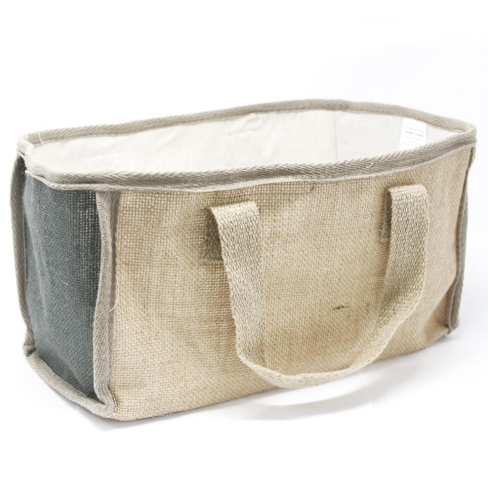10x Lrg Shopping Basket - 33x18x20cm - Charcoal