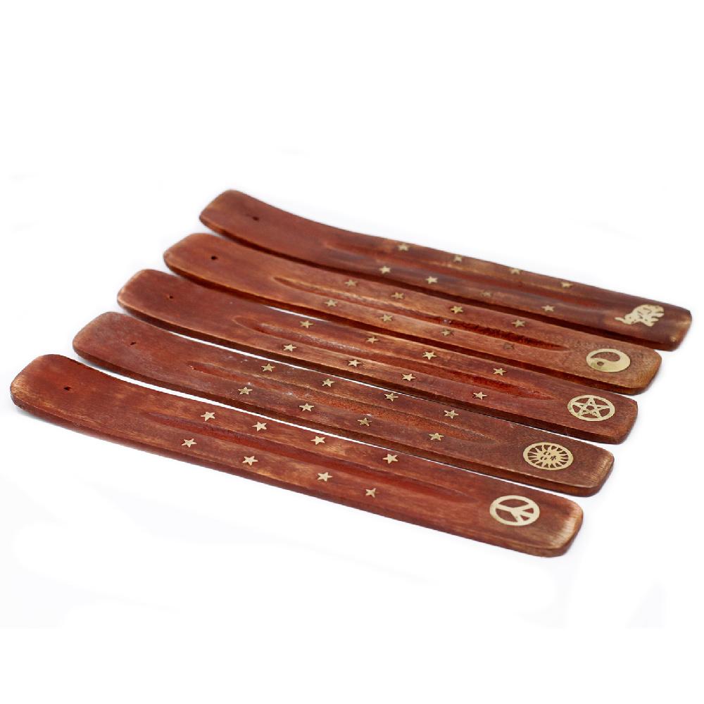 12x Brass Inlaid Ashcatcher - Mango Wood