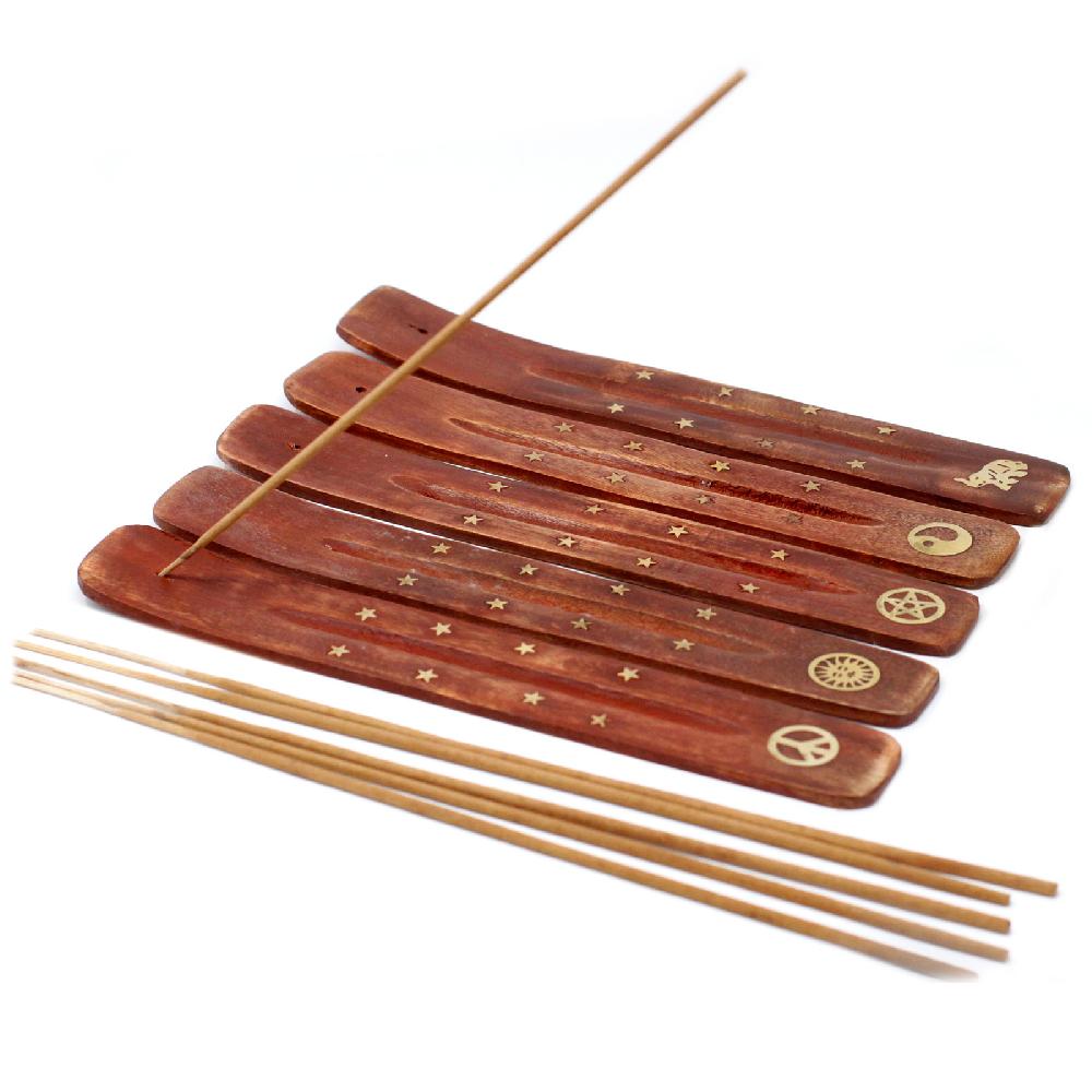 12x Brass Inlaid Ashcatcher - Mango Wood