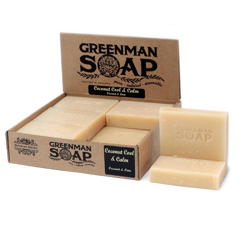 12x Greenman Soap 100g - Coconut Cool & Calm