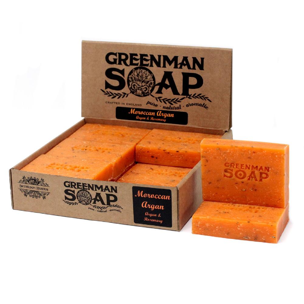 12x Greenman Soap 100g - Moroccan Argan