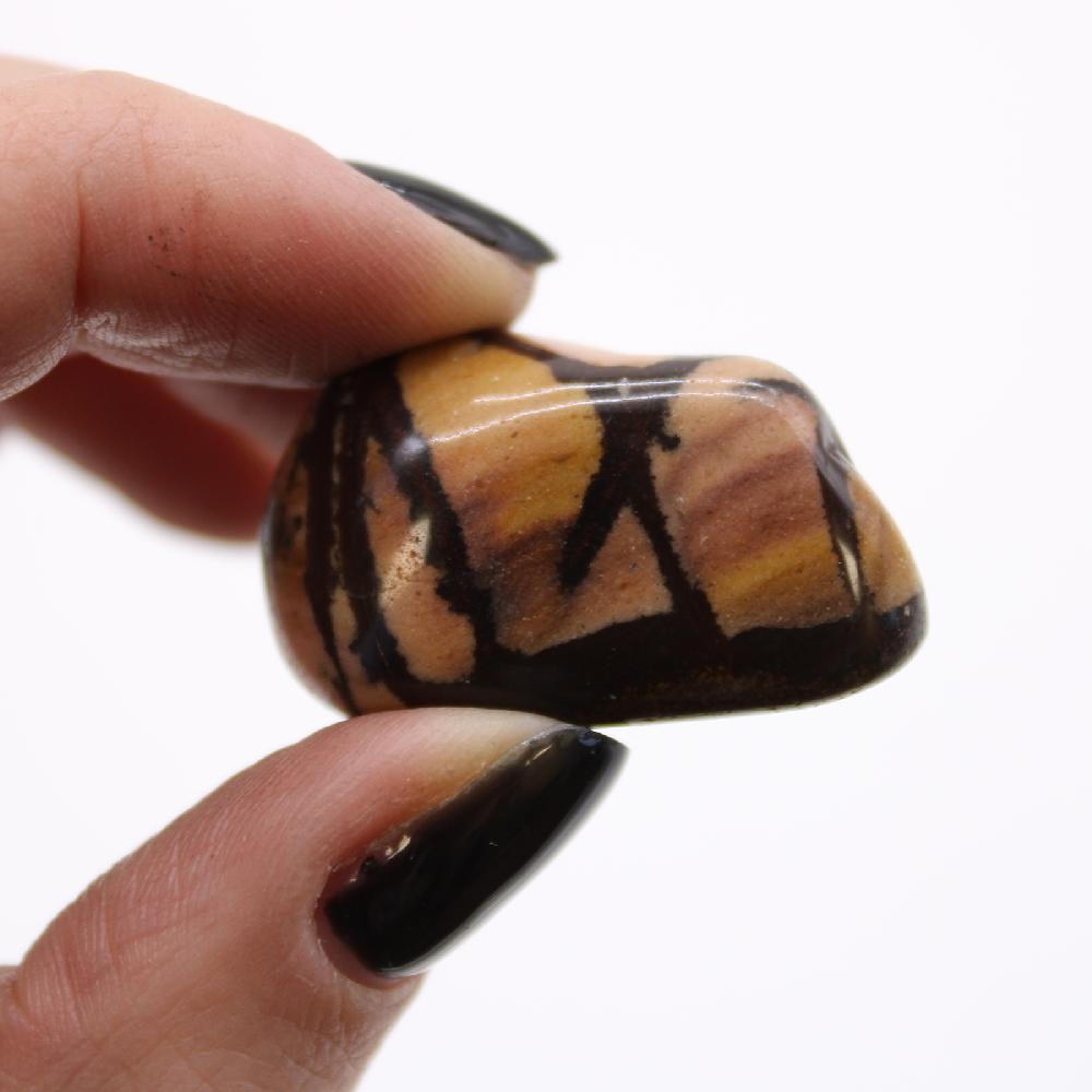 12x Medium African Tumble Stone - Jasper Nguni