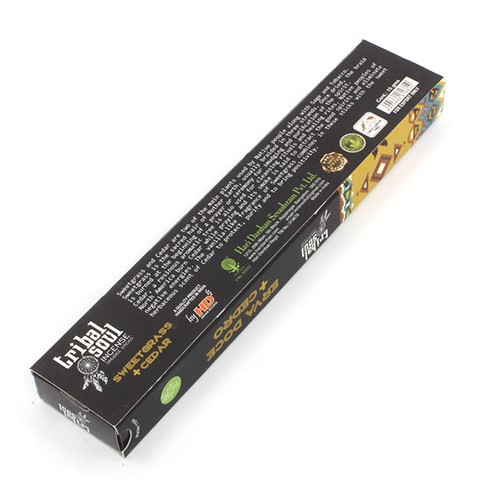 12x Tribal Soul Incense- Sweert Grass + Cedar