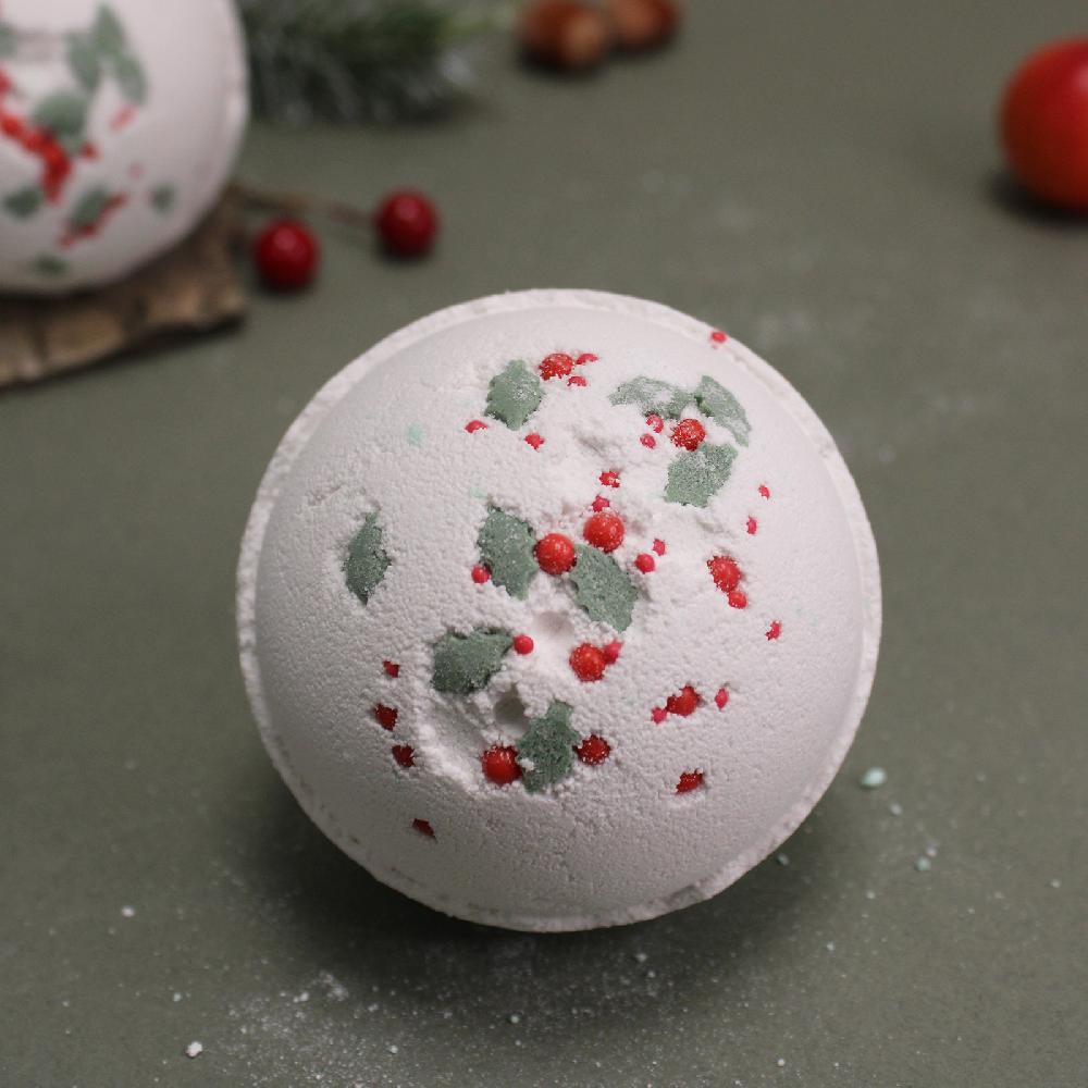 16x Christmas Bath Bomb - Holly Berry & Mistletoe