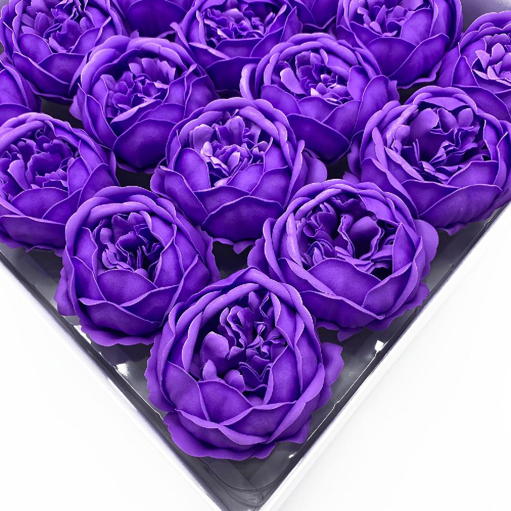 16x Craft Soap Flower - Ext Large Peony - Lavender