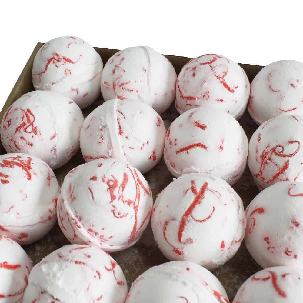 16x Tropical Paradise Coco Bath Bomb - Strawberry