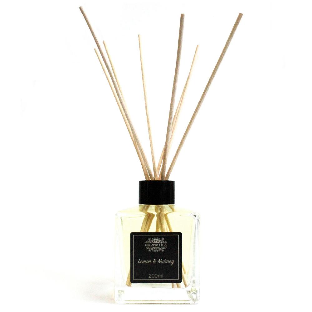 200ml Lemon & Nutmeg Essential Oil Reed Diffuser