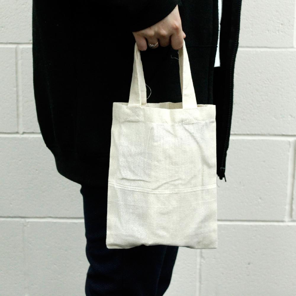 20x Small Natural 4oz Cotton Bag 25x20cm